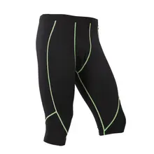 Мужские брюки-колготки для фитнеса с базовым слоем для бега, спортивная одежда для тренажерного зала, Компрессионные Леггинсы