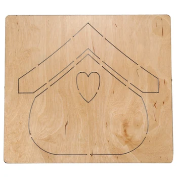 

Bird House Pendant DIY Moulds Die Cut Accessories Wooden Die Cutting