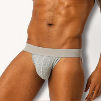 

Men Sexy Elastic Jock Strap Briefs G-String T-Back Knickers Underwear Underpants Men's Cotton Thong Underwear