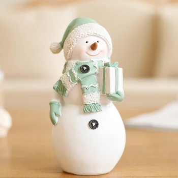 

Nordic Simple Sculpture Home Decoration Handmade Wedding Gifts Old Furnishings Tim Ceramic Snowman Kids Ornaments Craft