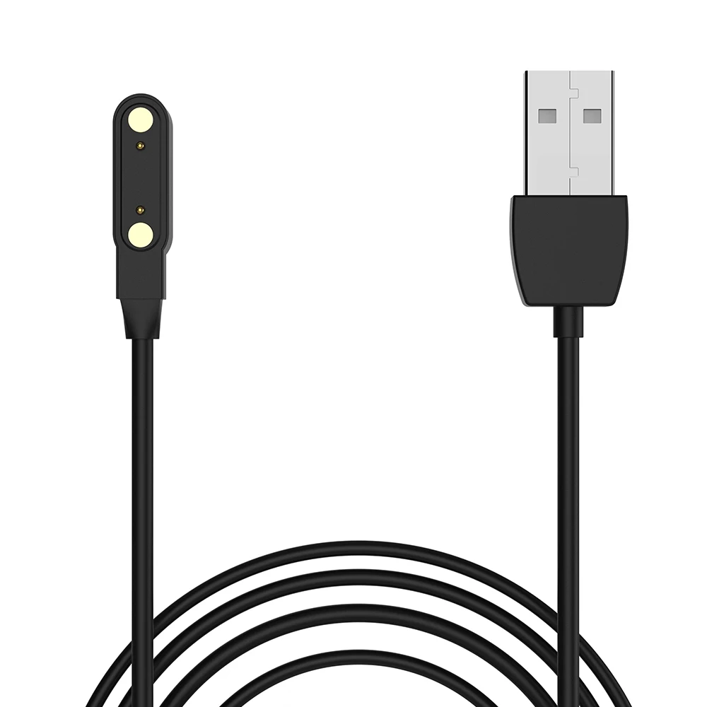 Smart Watch Charger Cable Wristbands Charging Line Magnet Suction Charge Cable 2-pin 4mm USB Power Protect C16 C20 C21 KR06 charging cable,usb charging cable