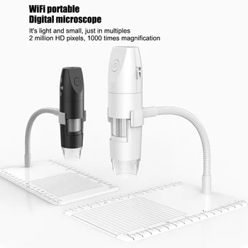 

Multifunctional Wireless Digital Microscope 1000X High Definition USB 8 Adjustable LED Electron Micro Scope Camera JDH99
