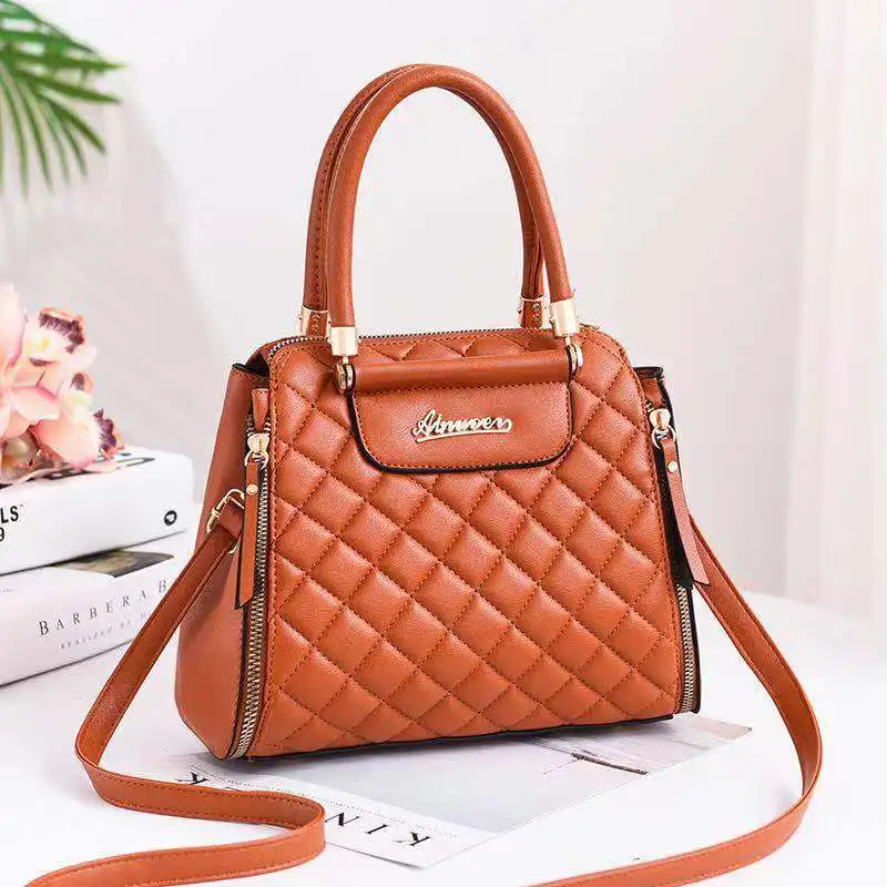 

[10 from the Grant] Classic Versatile Rhombus Embossing Graceful Fashion Women's Handbag Shoulder Bag
