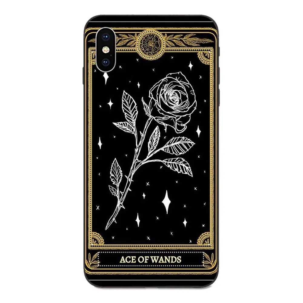 as picture Крутая карта черный бархатцев, Таро для Huawei Honor 5A 6A 6C 7A 7C 7X 8A 8C 8X9 10 P8 P9 P10 P20 P30 Мини Lite рlus - Цвет: as picture