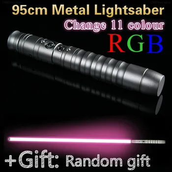 

Lightsaber Cosplay Luke Skywalker Light Saber Jedi Sith Laser Force Fx Heavy Dueling Loud Sound High 95cm Laser Sword Weapon