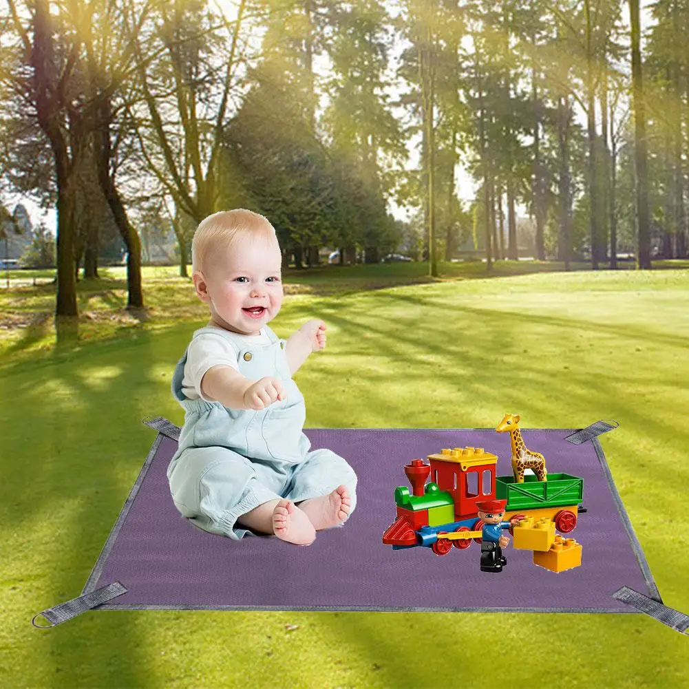 Foldable Beach Mat Sand Free Picnic Camping Waterproof Mattress Blanket Foldable Sandless Avoiding Sand Dirt Grass 5