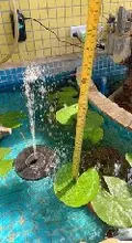 Fuente Solar flotante LED para piscina, Panel Solar alimentado, bomba de agua para decoración de jardín, Fontaine