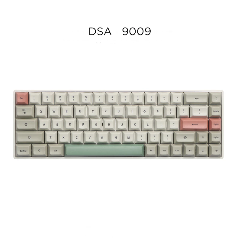 Набор ключей JKDK DSA Profile 9009 Paint Sub 61 64 68 ANSI комплект толстых колпачков PBT для