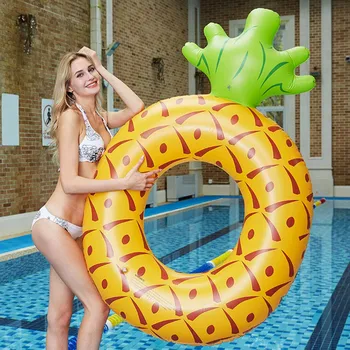 

Pineapple Swimming Ring Summer Pool Rings Inflatable Water Playing Toys
