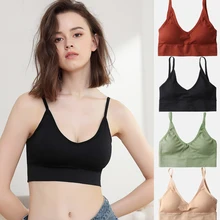 Бюстгальтер пуш-ап, бюстгальтер без швов, нижнее белье, хлопковый женский бюстгальтер, женские топы для фитнеса, нижнее белье без косточек, тонкие для женщин