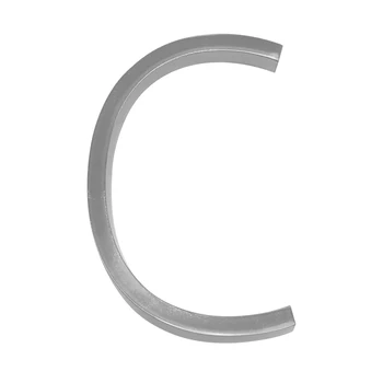 

5 in Floating House Number #0-9 Letter A B C Name Plate Door Alphabet Letters Dash Slash Sign 5 Inch.Zinc Alloy Satin Nickel