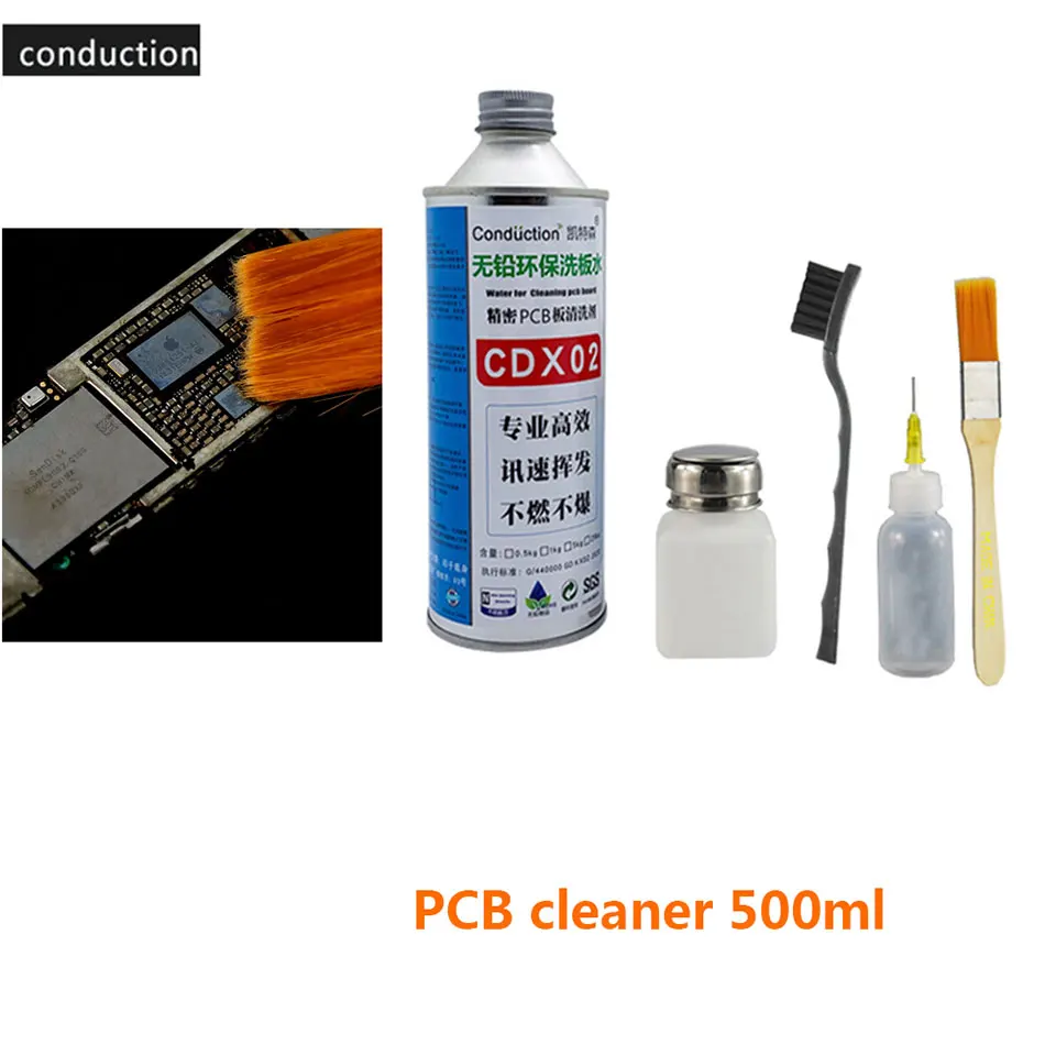 gold solder paste washing water Eco-friendly rosin cleaning mobile phone motherboard pcb circuit board cleaner special Cleaning agent 500ml auto darkening welding helmet