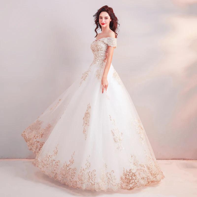 Недорогое Пышное Бальное Платье с открытой спиной и плечами Vestidos De 15 Anos белые