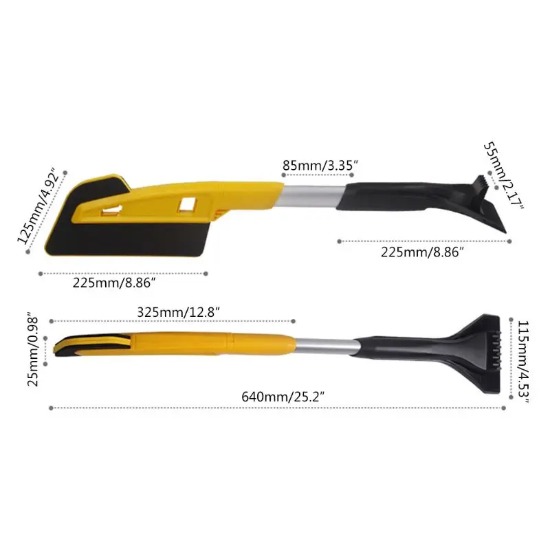 

Multifunction Ice Scraper Snow Remover Shovel Windshield Deicer Cleaning Tool