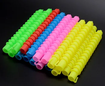 

17/26PCS Hair Perm Rods Plastic Long Spiral Hair Perm Rod Hairdressing Styling Curler Rollers Salon Tool