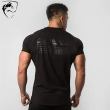 ALPHALETE брендовая летняя Новинка Мужская футболка для тренажерного зала фитнес бодибилдинг тонкие футболки модные для отдыха с коротким рукавом хлопковые футболки топы