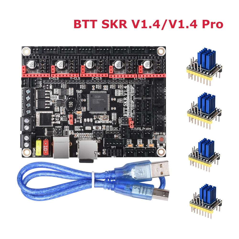 BIGTREETECH SKR V1.4 Turbo 32 битная плата управления TMC2208 TMC2209 драйвер MKS GENL детали для 3D