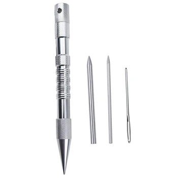 

4PCS Umbrella Rope Needle Marin Nail Umbrella Rope Needle Set Bracelet DIY Knitting Tool Paracord Needle