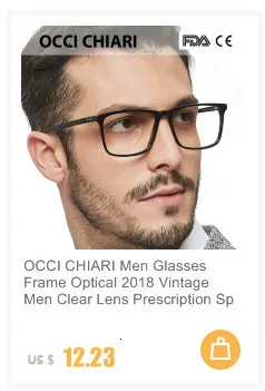 OCCI CHIARI, мужские очки, оправа, очки, oculos de grau gafas, ацетат, прозрачные линзы, оптическая близорукость, очки по рецепту, W-CAPUA