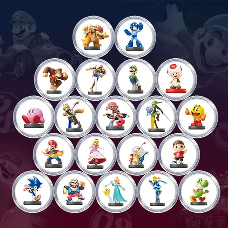 Новые данные полные 20 шт./компл. Mario Kart 8 NFC Amiibo коллекция карт монета игра карта