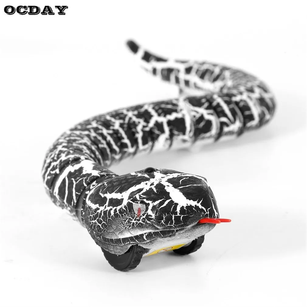 

OCDAY RC Remote Control Snake And Egg Rattlesnake Animal Trick Terrifying Mischief Toys for Children Funny Novelty Gift New Hot