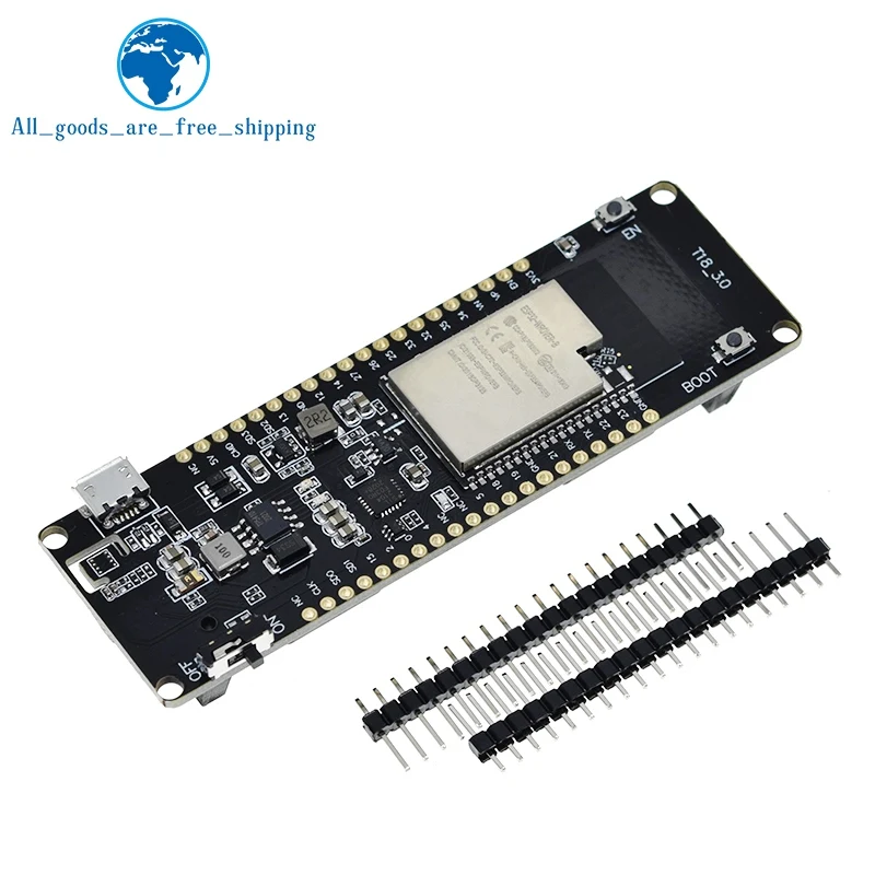 Ttgo t-energy esp32 8mbyte psram wifi & módulo bluetooth 18650 bateria ESP32-WROVER-B placa de desenvolvimento