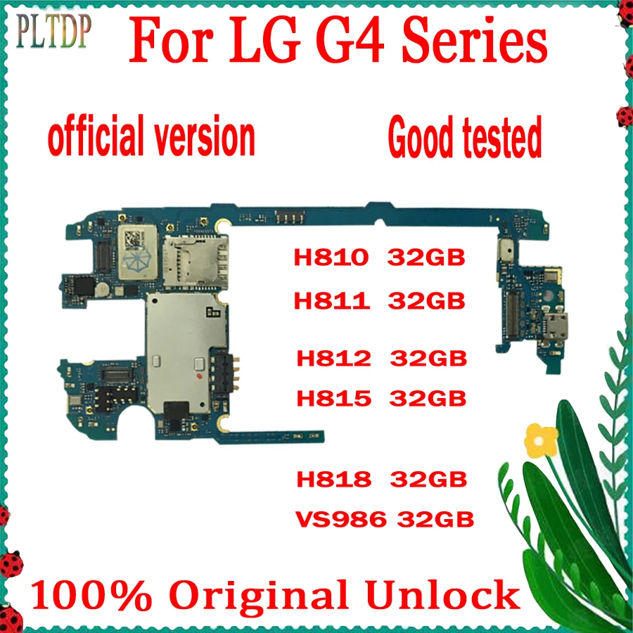 Оригинал для LG G4 H815 H810 H811 H812 H818 VS986 материнская плата разблокированная Замена