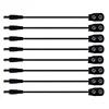 Convertidor de clips de batería de 9V, 2, 4, 6, 8 Uds., Conector de presión de Cables de alimentación DC 2,1, enchufe de 5,5mm para Cable de alimentación de Pedal de efectos de guitarra ► Foto 1/6