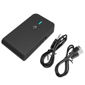 

Top AptX Low Latency 5.0 Bluetooth Transmitter Receiver 2 In 1 Audio Wireless Adapter for Car TV PC Speaker Headphone 3.5MM Aux