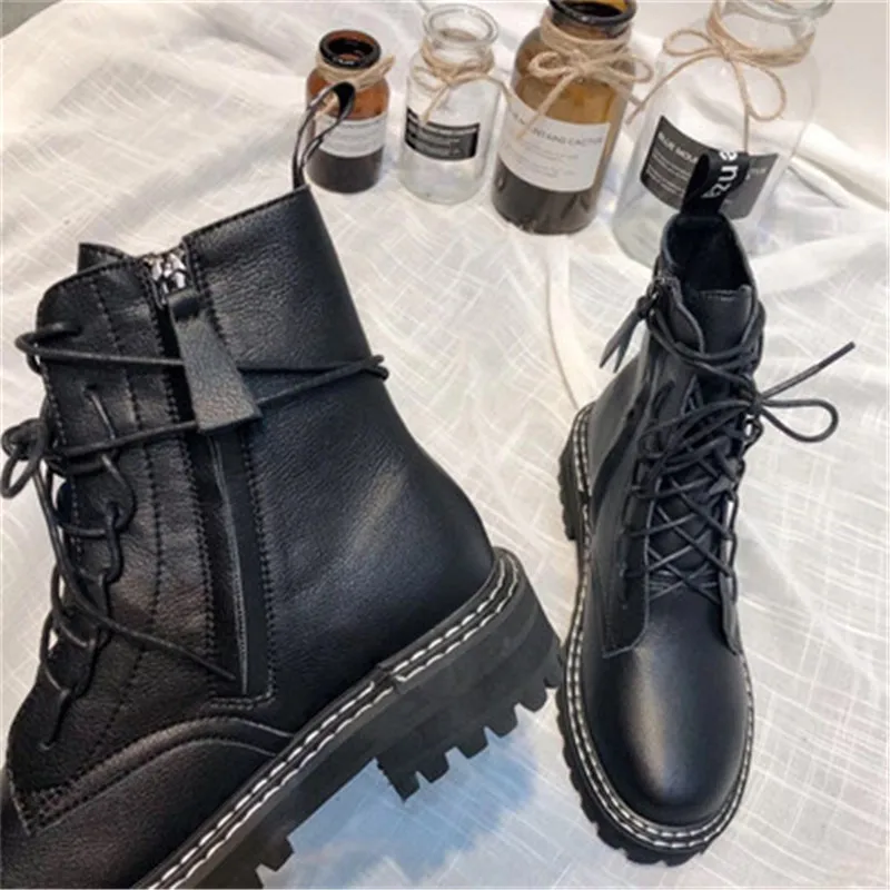 winter new female short boots fashion casual wild Martin motorcycle boots women's boots