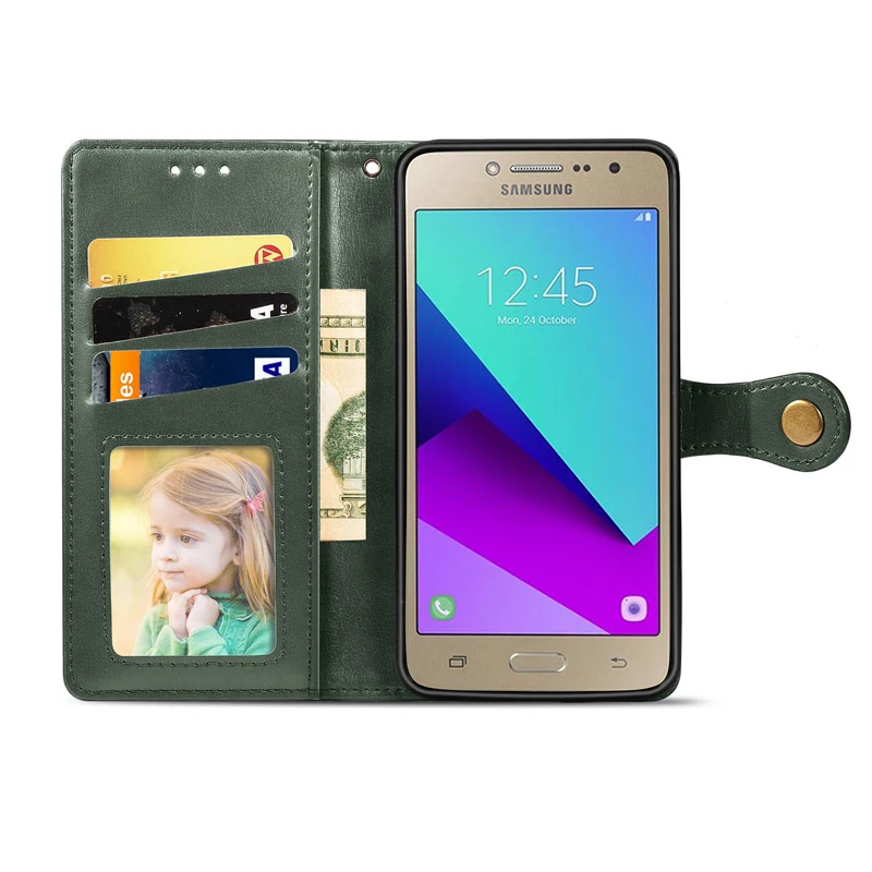 Чехол для samsung Galaxy J2 Prime, чехол-книжка, кожаный чехол-кошелек, чехол s, чехол для samsung J2 Prime G532, SM-G532F, чехол для телефона