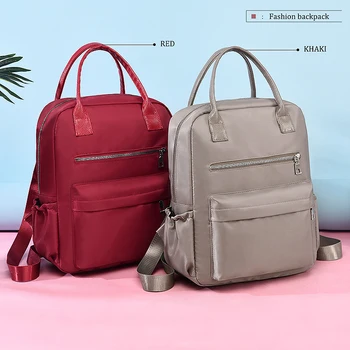 

Backpack Casual Simple Oxford Women's Bag Fashion Age Reduction Single Shoulder Multi-pocket Ultra-light Waterproof Handbag