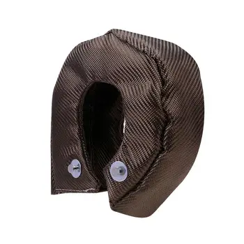 

Titanium Turbo Blanket Heat Shield Turbocharger Cover Wrap Fit for T3 T4 T6