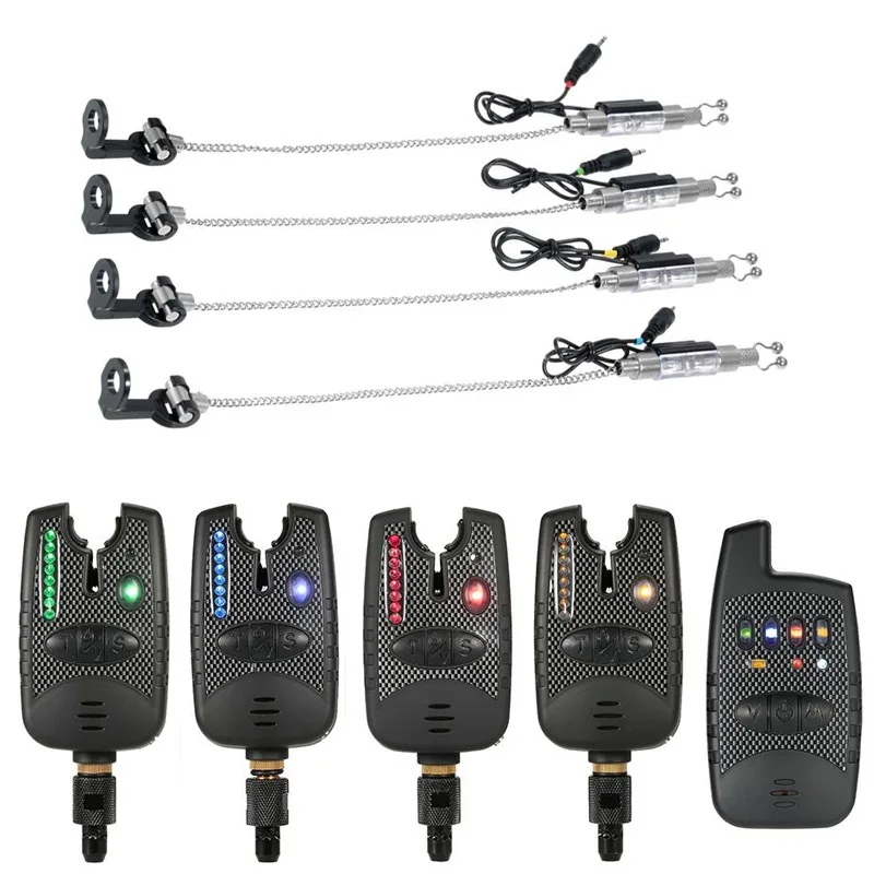 

Cross Border Jing Yi European Style Library Fishing Electronic Fish Bite Alarm Wireless Set JY-37-SWK
