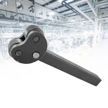 

Black Durable Portable For Woodworking Knurling Tool Home Diagonal Linear Industrial Turning Lathe Double Wheel Cutter Rod Steel
