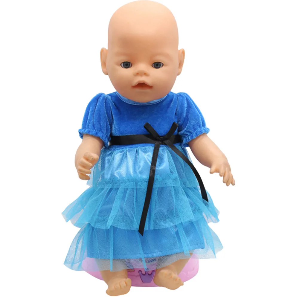 Кукольная одежда, костюмы с юбкой, 15 видов стилей для 18 дюймов, американская кукла и 43 см, Детская кукла для поколения, девичьи аксессуары для игрушечной куклы - Цвет: b536