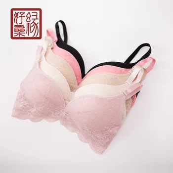 

Mulberry Silk-Free Steel Ring Real Silk Push up Thin Bra Comfortable Sweet Lace Underwear Sexy Breathable Manufacturers Wholesal