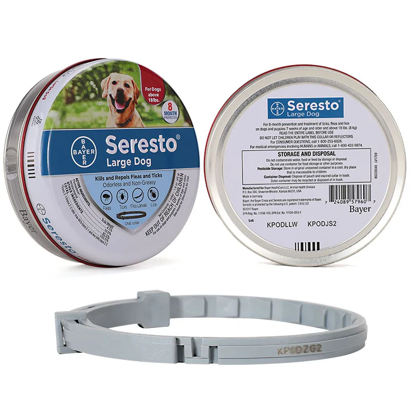 Retráctil tratamiento Collar de perro ser humano Bayer pulgas y garrapatas Collar para gatos accesorios de mascotas pequeño mediano perros