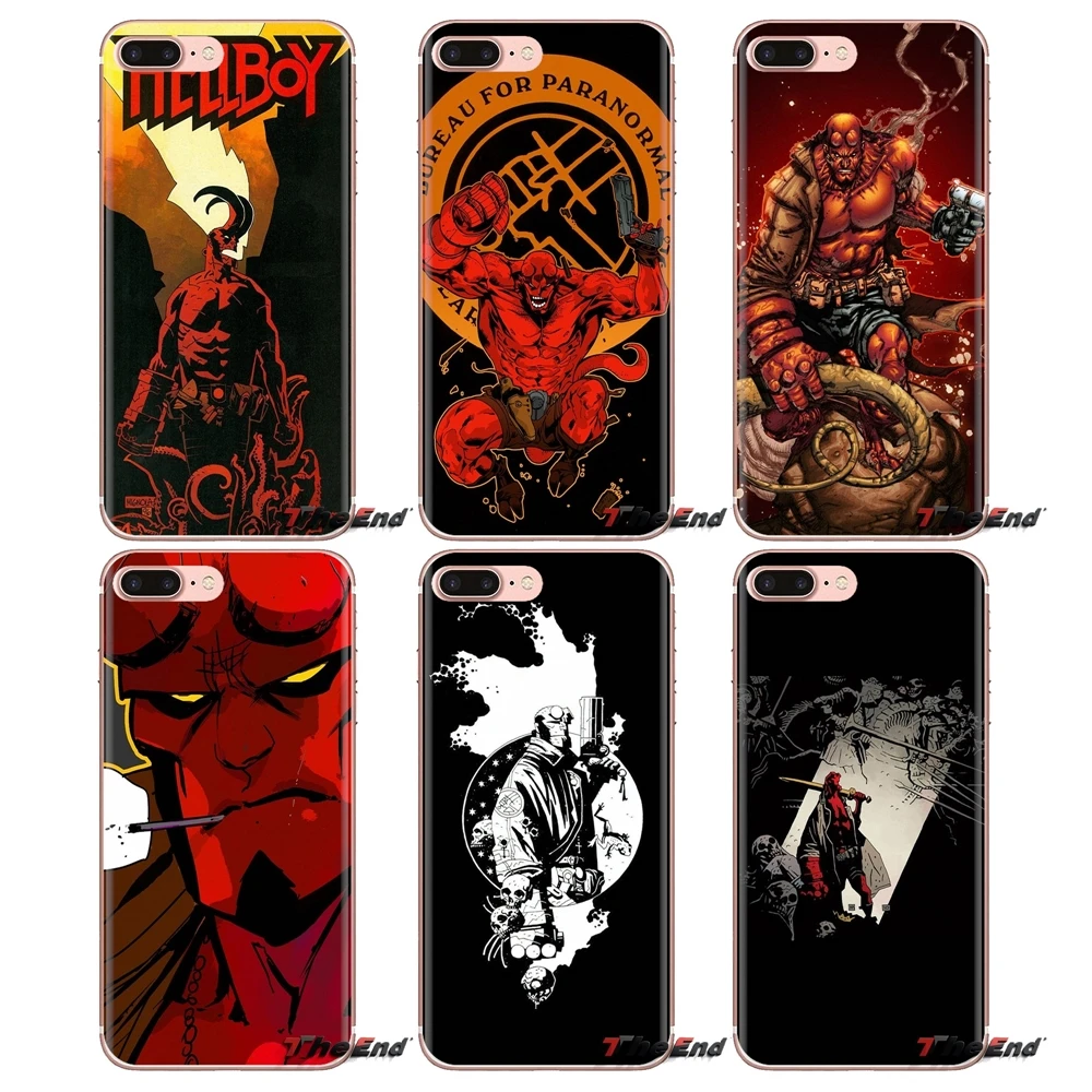 american Comics hellboy Soft Silicone Case For Samsung Galaxy S2 S3 S4 S5 MINI S6 S7 edge S8 S9 Plus Note 2 3 4 5 8 Coque Fundas |