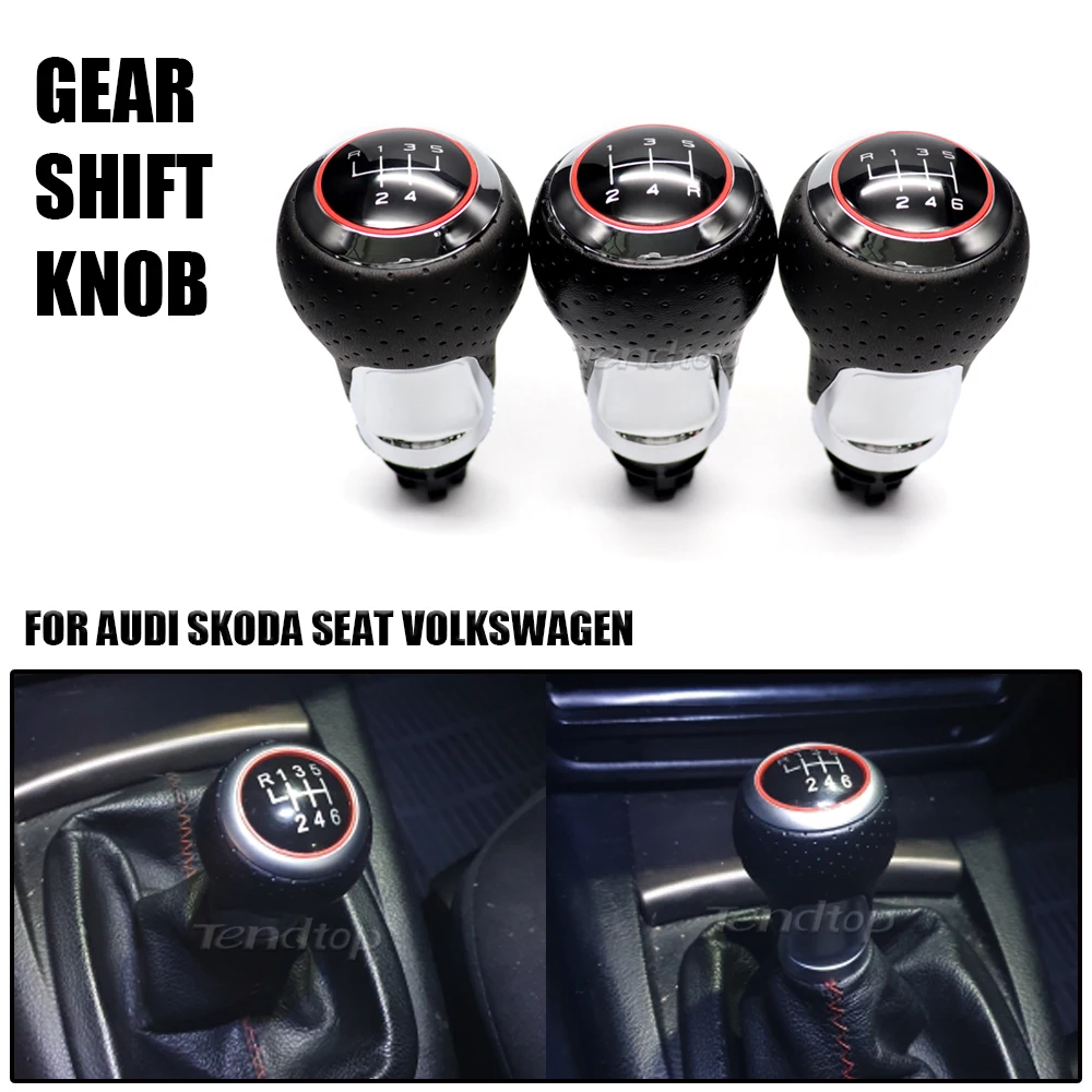 Per Audi A4 B6 B7 B8 A6 S4 8K A5 8T Q5 8R S Line Ibiza 6J Seat Leon Mk1 Passat Golf Car 5/6 Speed Gear Pomello Del Cambio Stick