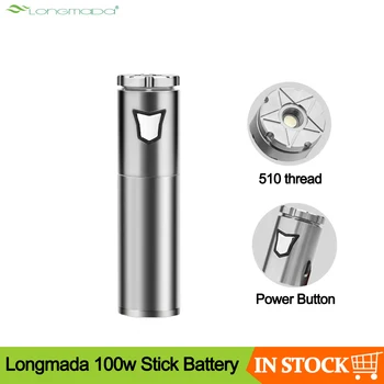 

Original Longmada Trunk battery Box Mod 100w 1300mah battery Shisha Hookah Vape Pen Electronic Cigarettes Mod For 510 Thread