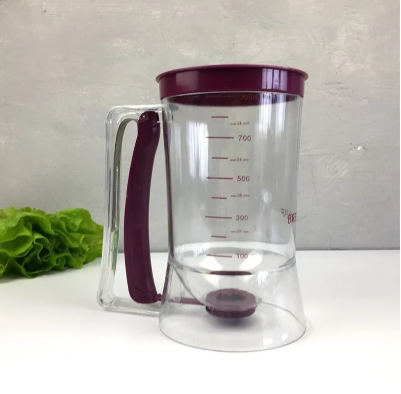 Инструменты для выпечки пластиковый диспенсер для кексов, блинов для печенья, вафель Маффин, Кекс с кухонной меркой, этикетка воронка
