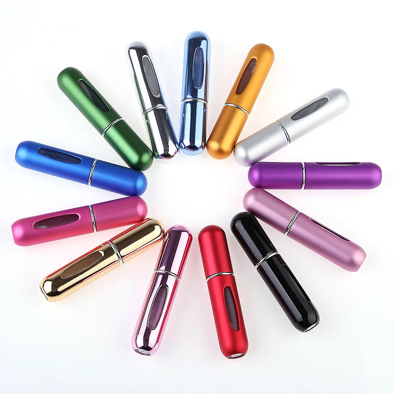 

5ml Mini Portable Travel Convenient Perfume Spray Bottle can be filled air Atomizer Cosmetic Container For Traveler