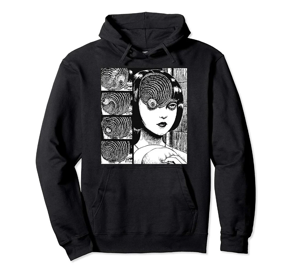 Uzumaki Junji Ito японский ужас манга толстовки Толстовка|Футболки| |