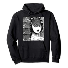 Uzumaki Junji Ito японский ужас манга толстовки Толстовка|Футболки|