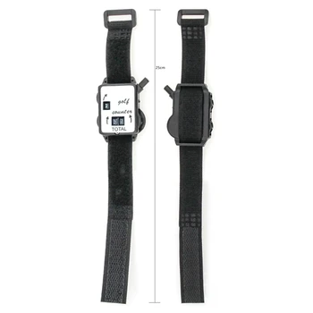 

Counter Wristwatch Golf Stroke Shape Lightweight Portable Manual Shot Scorer Keeper Golfing Accessories