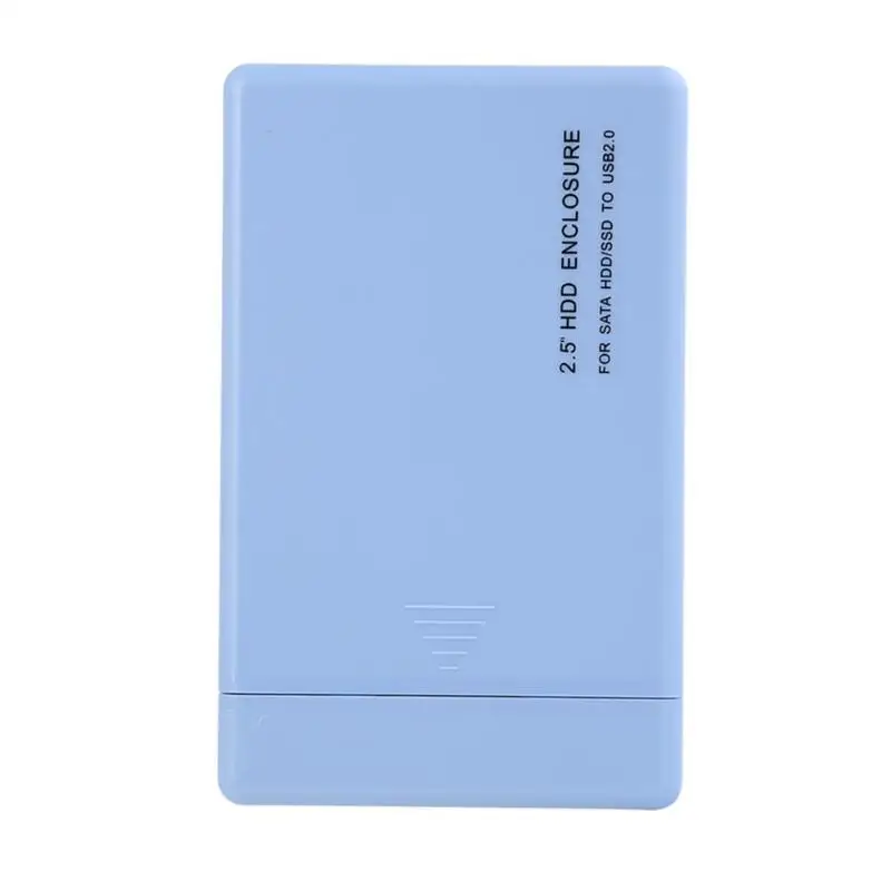 2.5 inch HDD SSD Case SATA to USB 2.0 Adapter Free 5 Gbps Box Hard Drive Enclosure Support 2TB HDD Disk For WIndows Mac OS 3.5 inch hdd case