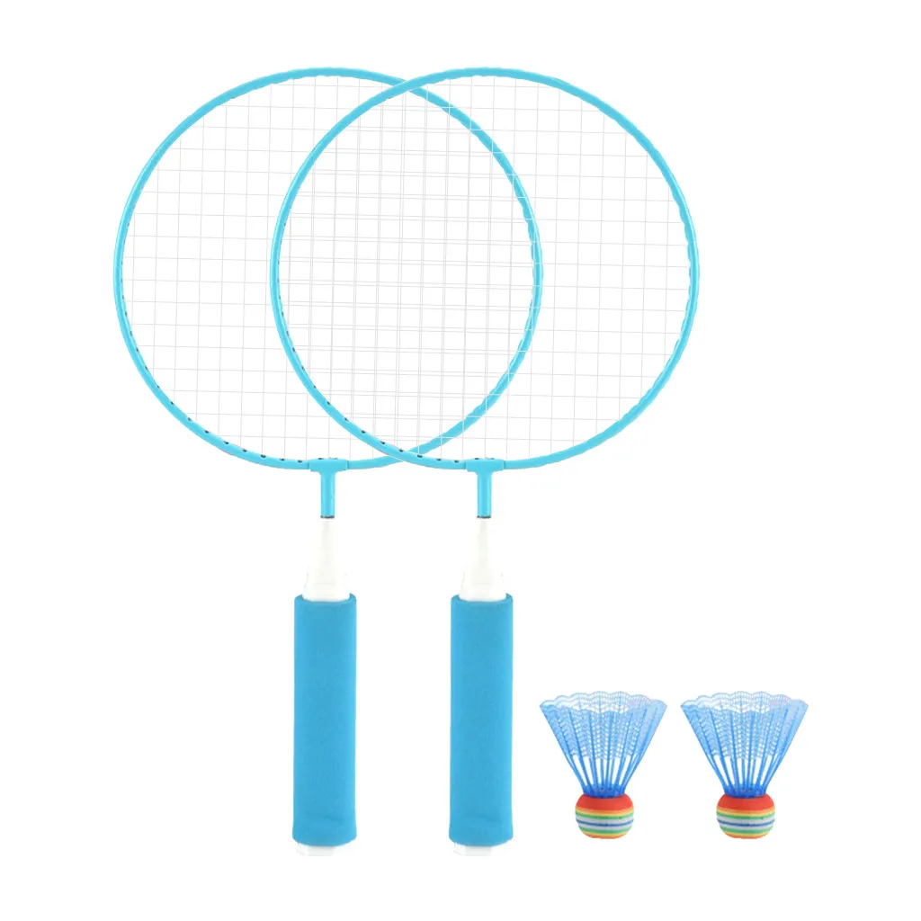 1 пара ракетка для бадминтона для детей крытые/спортивные игры на улице фитнес-игрушка ракетка для бадминтона и 2 шт. Бадминтон Спорт на открытом воздухе