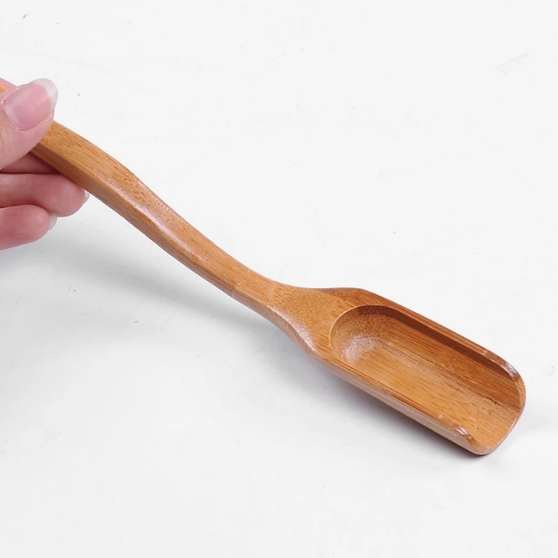 

3pcs Wooden Round Handle Scoop Teaspoon Small Salt Shovel Milk Powder Scoops Wood Condiment Spoons Coffee Tea Mini Sugar Spoon
