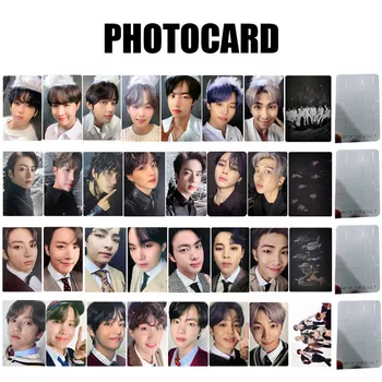 

Hot KPOP Bangtan Boys Album MAP OF THE SOUL 7 Collection Photo Card Photocard Cards Reflective On The Back GU218